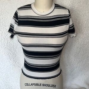 Black & white striped shirt Size Small